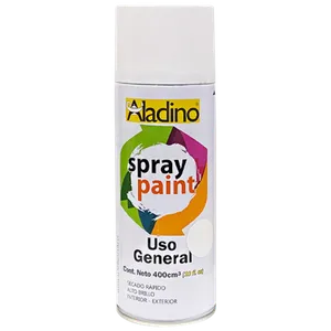 Pintura Spray Acrílica Aladino Uso General 400cc